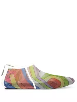 PUCCI ботинки с принтом Iride, зеленый