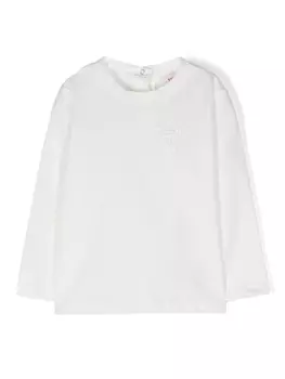 Pucci футболка с логотипом, белый