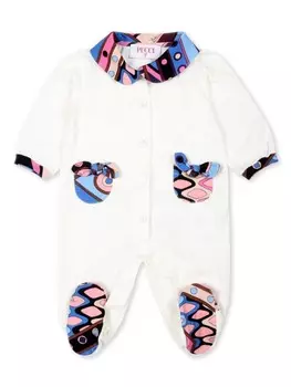 PUCCI Junior комплект для новорожденного Vivara-print, белый
