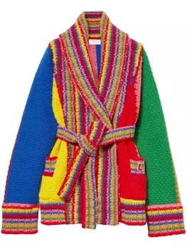 PUCCI разноцветный кардиган, красный