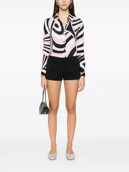 PUCCI рубашка с принтом Iride, розовый