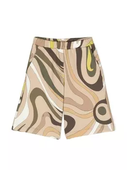 Pucci шорты с узором, зеленый