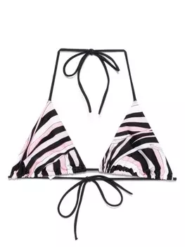 PUCCI топ бикини с принтом Iride, черный