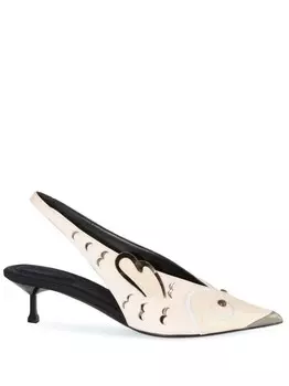 PUCCI туфли с ремешком на пятке и заклепками, розовый