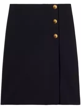 PUCCI юбка миди с запахом, черный