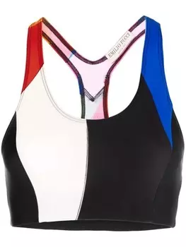 PUCCI укороченный топ с принтом Goccia, черный