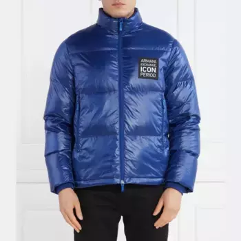 Puchowa куртка классического кроя Armani Exchange, синий