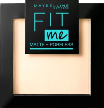 Puder Fit Me Matte Poreless 105 Натуральная слоновая кость 9 г Maybelline New York
