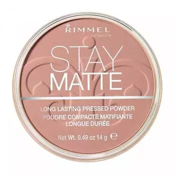 Пудра 009 янтарного цвета, 14 г Rimmel, Stay Matte