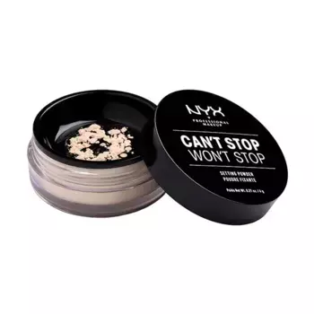 Пудра для фиксации макияжа Can't Stop Won't Stop Setting Powder Nyx Professional Make Up, цвет light