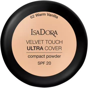 Пудра для лица 62 теплая ваниль Isadora Velvet Touch Ultra Cover, 7,5 гр