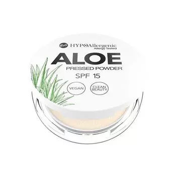 Пудра для лица Aloe Polvos Compactos Hipoalergenicos SPF15 Bell, 02 Vanilla