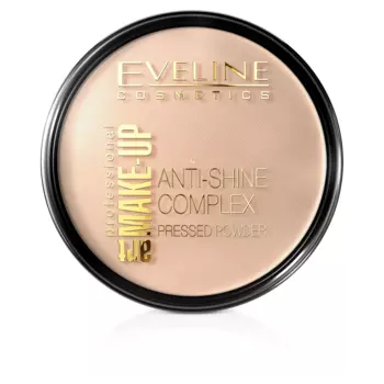 Пудра для лица камень прозрачная 31 Eveline Cosmetics Art Make-Up Anti Shine Complex, 14 гр