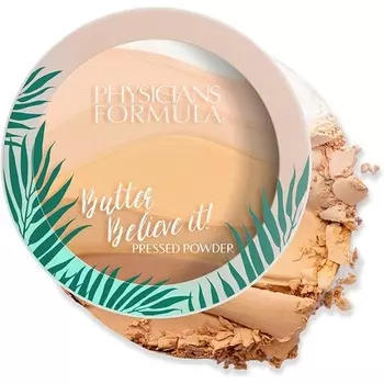 Пудра для лица Physicians Formula Butter Believe It с полупрозрачным маслом мурумуру, купуага и тукумы, Physician'S Formula, Inc