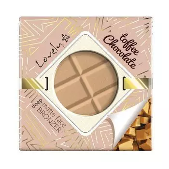 Пудра для лица Toffee Chocolate Powder Polvos Compactos Lovely Makeup, Marrn