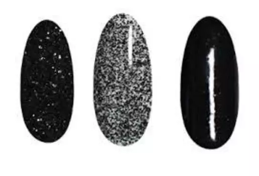 Пудра для ногтей Черный эффект RN 00088 RONNEY