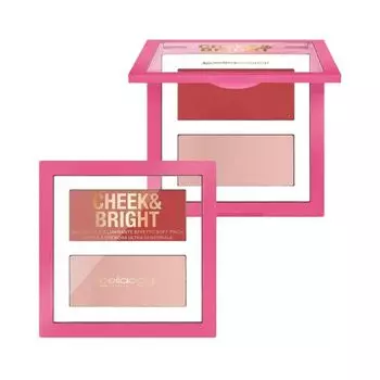 Пудра для сияния щек и румяна Bellaoggi, цвет posh rose, 2,5 x 2,5 гр