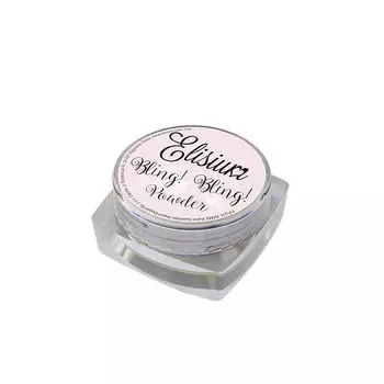 Пудра для укладки ногтей, 0,4 г Elisium Bling! bling!, цвет bling bling