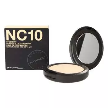 Пудра и тональный крем в компактном цвете Nc10, 15 г. Mac, Studio Fix