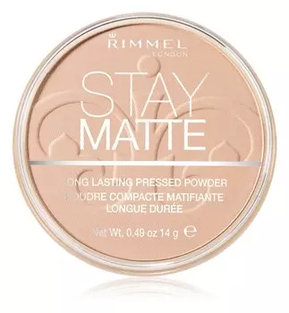 Пудра Rimmel Stay Matte, оттенок 003 Peach гlow 14 г