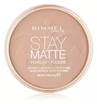 Пудра Rimmel Stay Matte, оттенок 005 Silky Beige 14 г