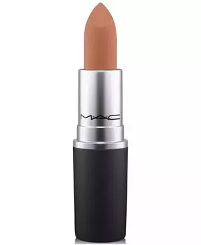 Пудровая губная помада Kiss Mac, цвет Impulsive (warm brown)