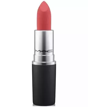 Пудровая губная помада Kiss Mac, цвет Stay Curious (muted pinky red)
