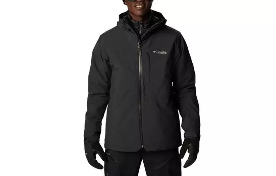 Пудровая куртка мужская черный Columbia