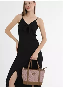 Пудровая женская сумка через плечо Fossil