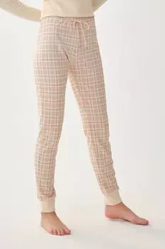 Пудровые пижамные штаны Dagi, розовый