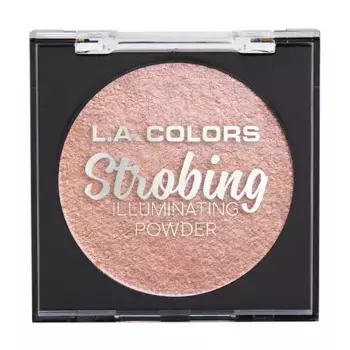 Пудровый хайлайтер Strobing Illuminating Powder L.A. Colors, цвет brazen beauty