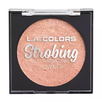 Пудровый хайлайтер Strobing Illuminating Powder L.A. Colors, цвет summer sun