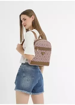 Пудровый женский рюкзак Fossil