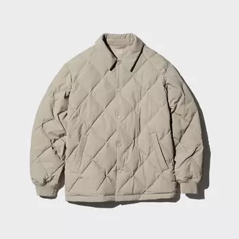 PUFFERTECH Стеганая куртка UNIQLO, бежевый