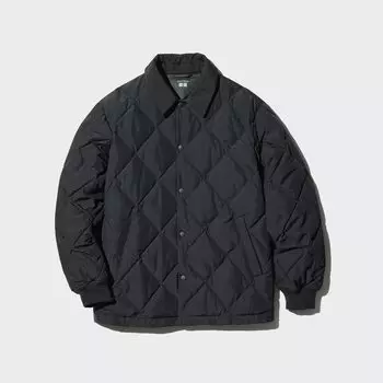 PUFFERTECH Стеганая куртка UNIQLO, черный