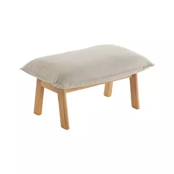 Пуфик Muji с откидной спинкой, коричневый