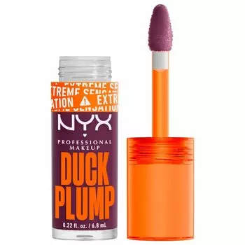 Пухлый блеск для губ duck plump lip gloss Nyx Professional Makeup, цвет nr. 17 pure plum-p, 6.8 мл