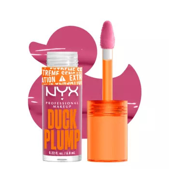 Пухлый блеск для губ duck plump lip gloss Nyx Professional Makeup, цвет nr. 11 pick me pink, 6.8 мл