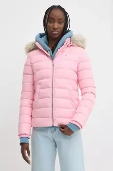 Пуховая куртка Tommy Jeans, розовый