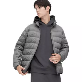Пуховая куртка Uniqlo Ultra Light Down 3D Cut, серый