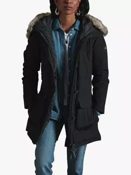 Пуховая парка Superdry Rookie, черная
