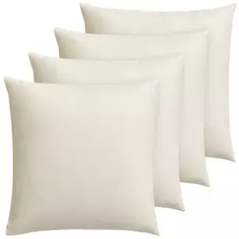 Пуховая подушка Otto Keller "Аннабель", наполнитель: 50 % пух, 50 % перо, чехол: хлопок, (4 шт.), доступны в разных размерах. От 40х40 до 80х80см 40х40 см, цвет creme