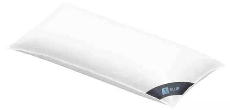 Пуховая подушка Spessarttraum 3-Kammer Blue, 40x20x80 см, белый