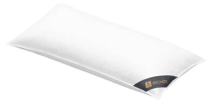 Пуховая подушка Spessarttraum 3-Kammer Bronze, 40x20x80 см, белый