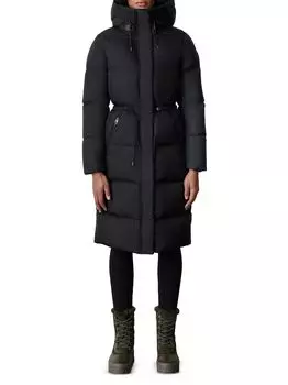 Пуховая стеганая парка Ishani Mackage, черный