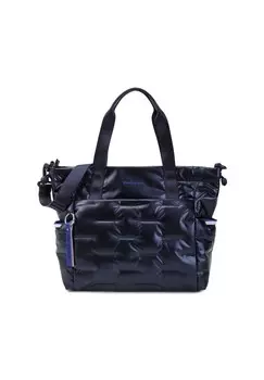 Пуховая сумка-шоппер Cocoon 34 см Hedgren, цвет Peacoat Blue