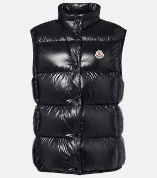 Пуховая жилетка Badia Moncler, черный
