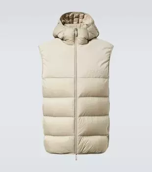 Пуховая жилетка Bresse Moncler, Sand Beige