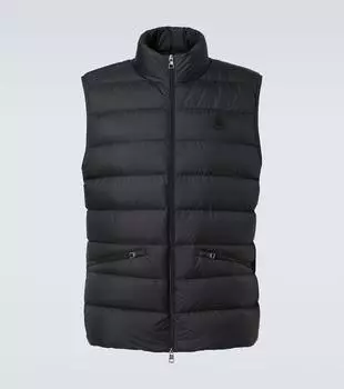 Пуховая жилетка Lechtal Moncler, черный