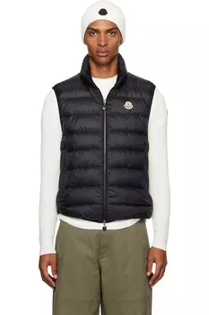 Пуховая жилетка Rocoque Moncler, черный